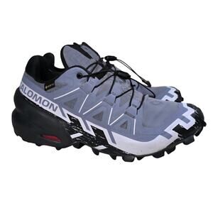 Salomon Speedcross 6 Trail Running Shoes Flint Stone Black Womens 6.5 Gore-Tex
